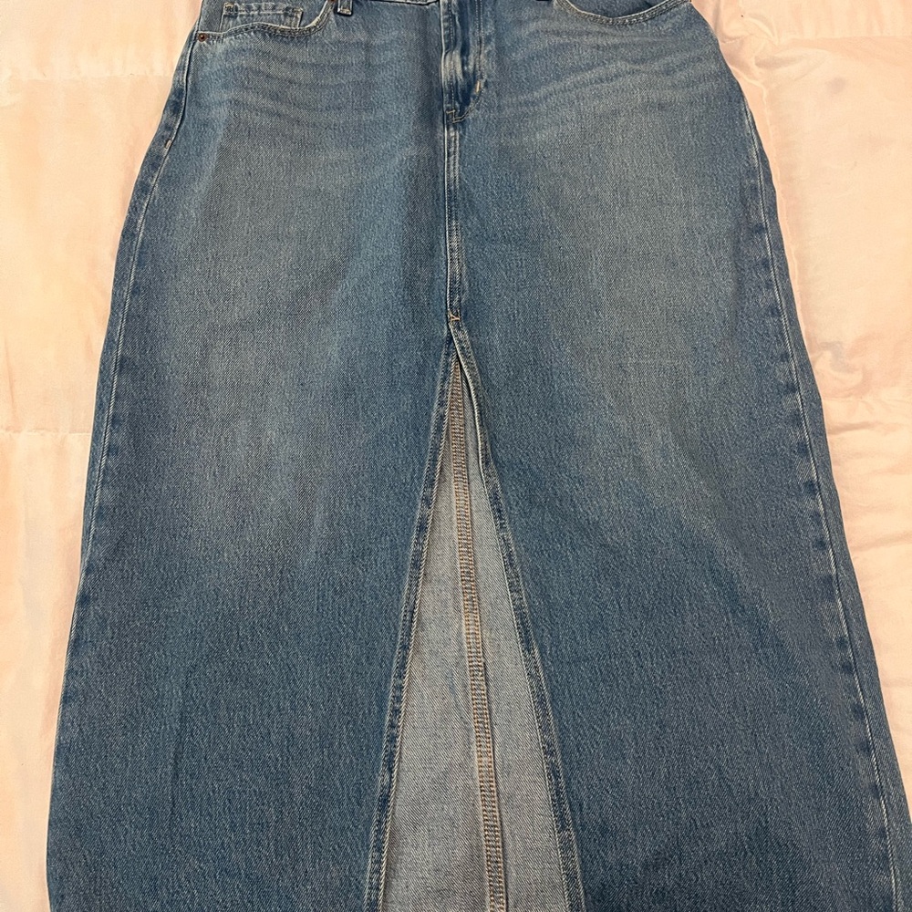 Old Navy Denim Maxi Skirt